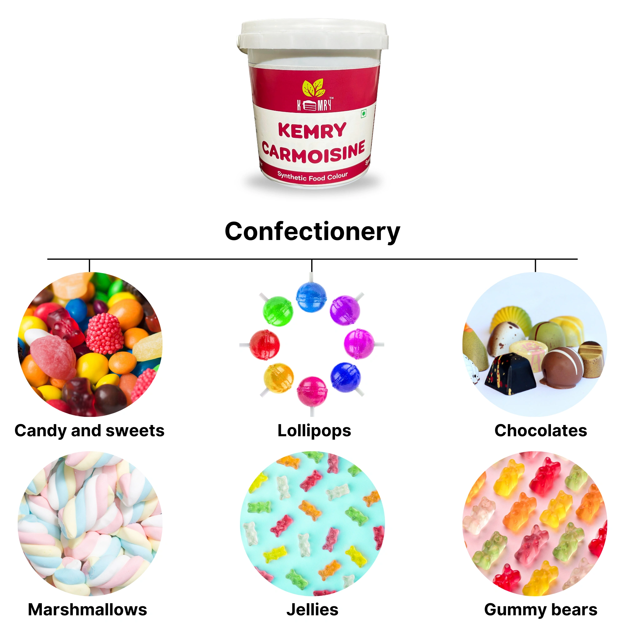 Carmoisine Synthetic Food Colour