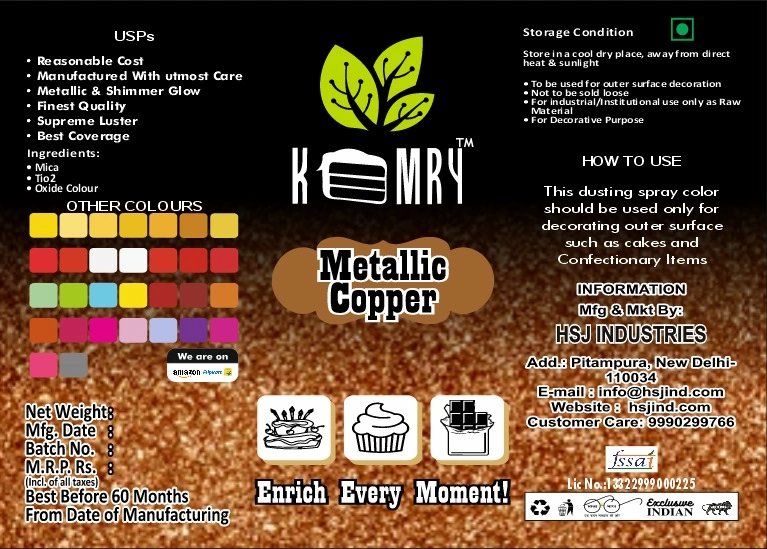 Metallic Spray Luster Dust