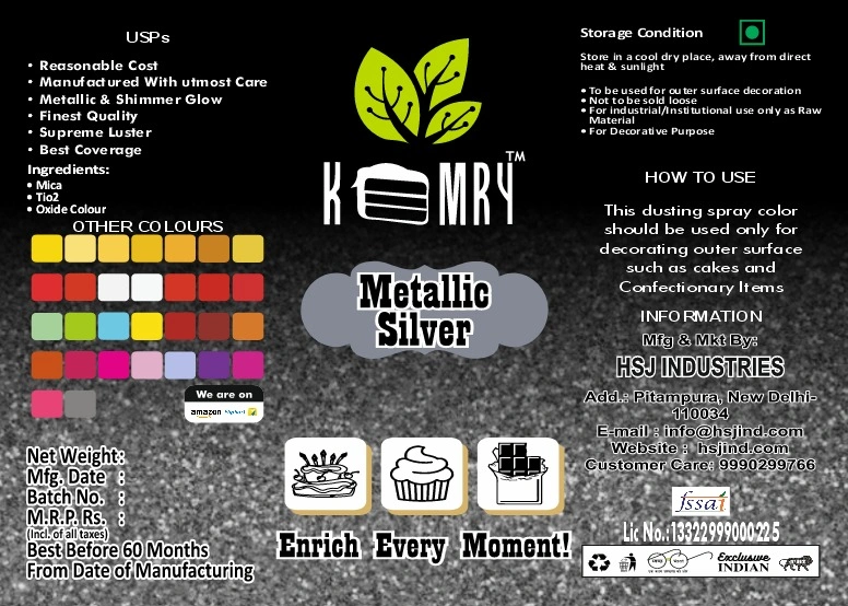 Metallic Spray Luster Dust