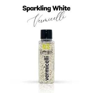 Sparkling White Metallic Vermicelli