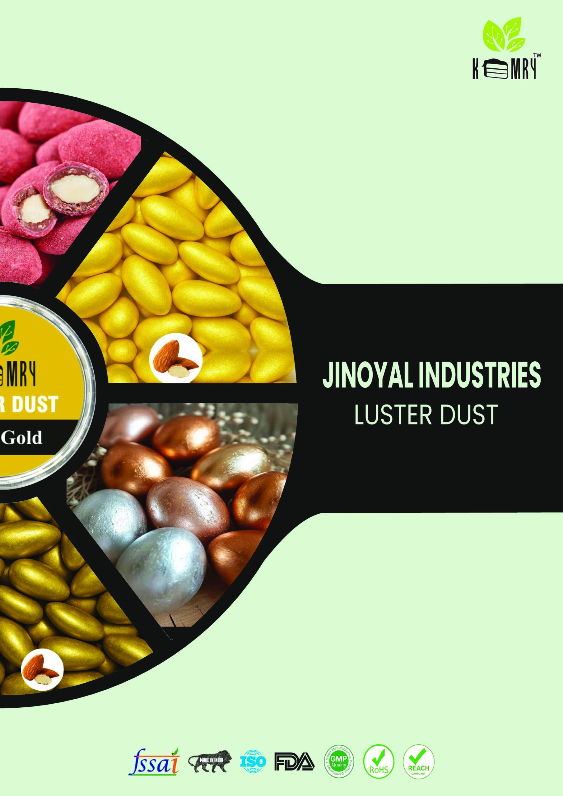 Luster Dust Almonds Coating